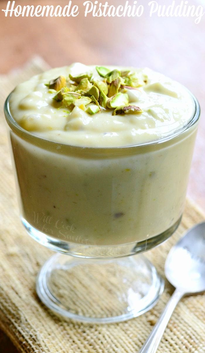 Homemade Pistachio Pudding - Will Cook For Smiles