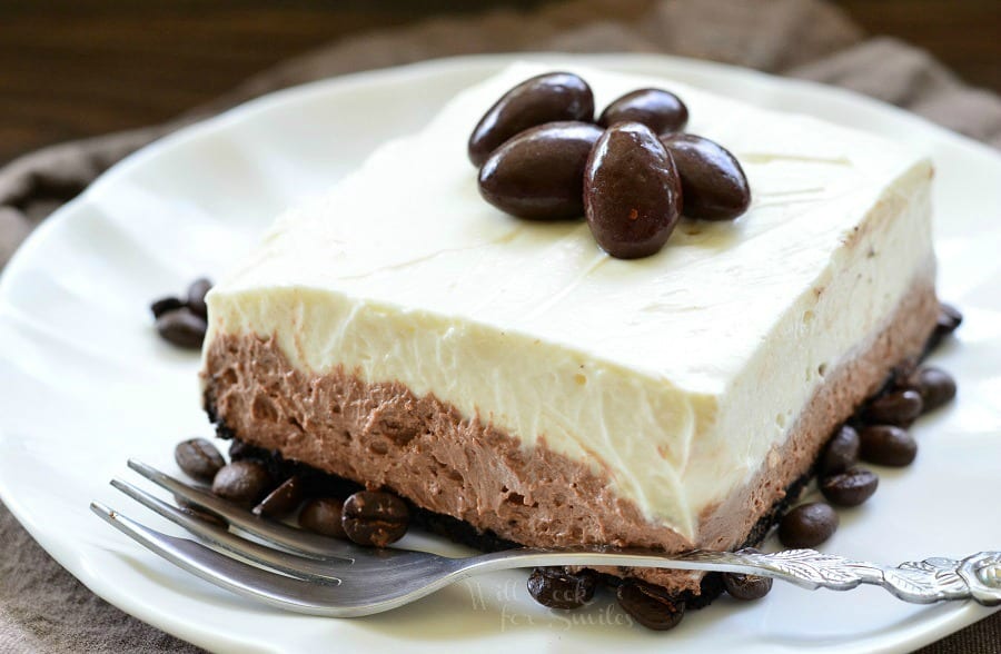 Layered Chocolate Espresso Cheesecake Dessert (No Bake) - Will Cook For ...