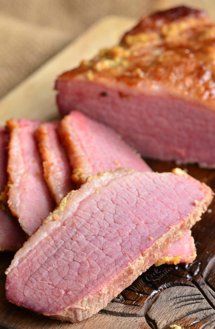 3-Ingredient Oven Baked Corned Beef Brisket. from willcookforsmiles.com