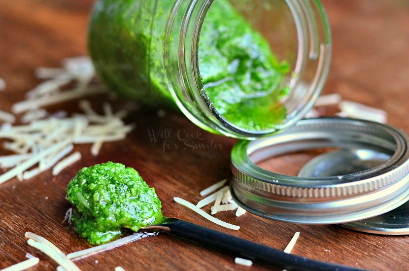Fresh Homemade Pesto 1 willcookforsmiles.com
