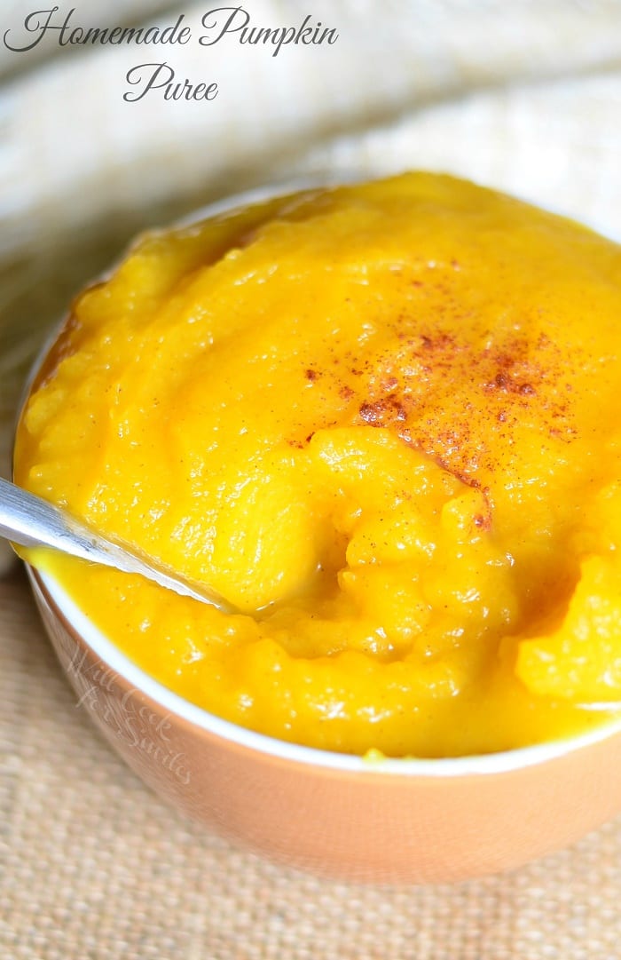 Homemade Pumpkin Puree 2 from willcookforsmiles.com