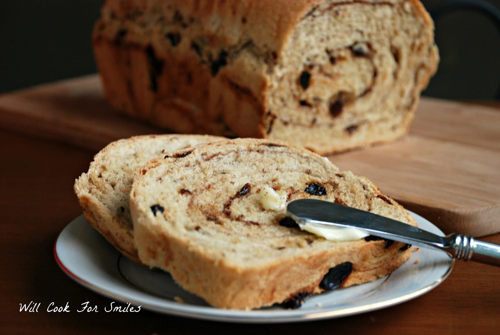 Cinnamon Raisin Swirl Bread Will Cook For Smiles