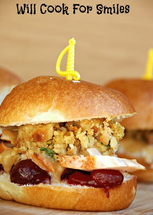 Thanksgiving Leftovers Sliders | from willcookforsmiles.com