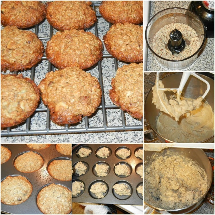  Collage of making cookies 