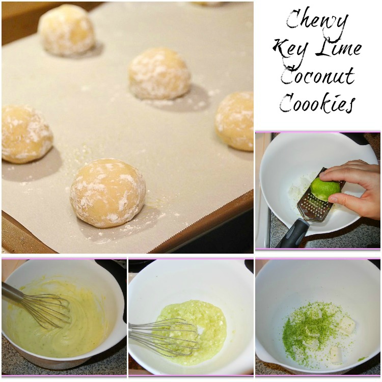 Chewy-Key-Lime-Coconut-Cookies Collage