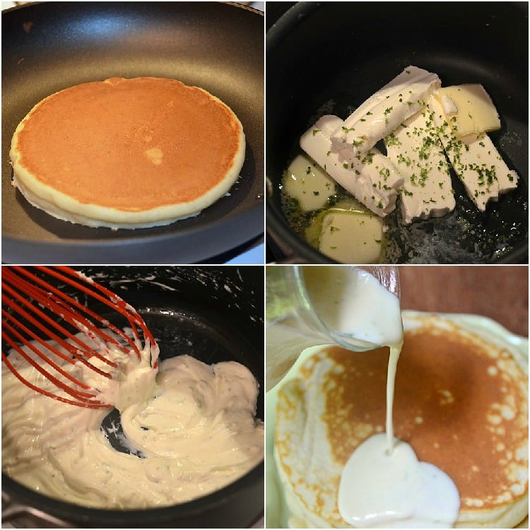 key lime pancakes collage 