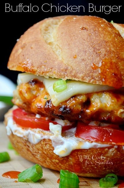 afdeling Pasture Grundig Buffalo Chicken Burger - Will Cook For Smiles