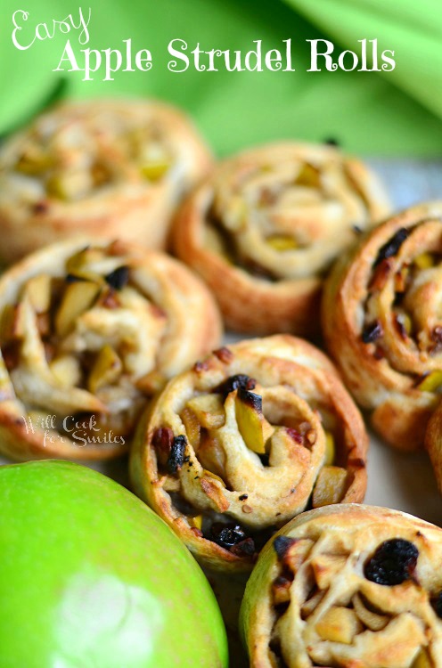 Easy Apple Strudel Rolls - Will Cook For Smiles