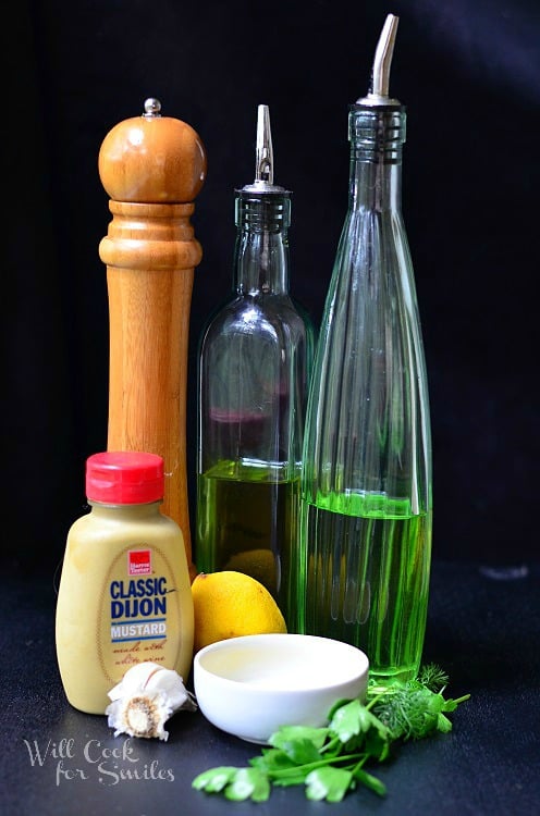 Herb Aioli ingredients 