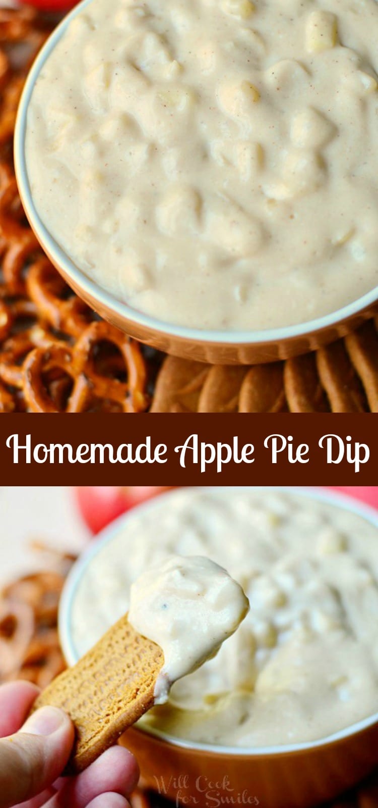 Apple Pie Dip collage 