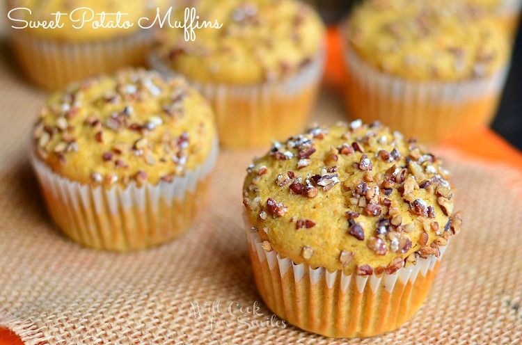 Sweet Potato Muffins 1 © willcookforsmiles.com #muffins #sweetpotato