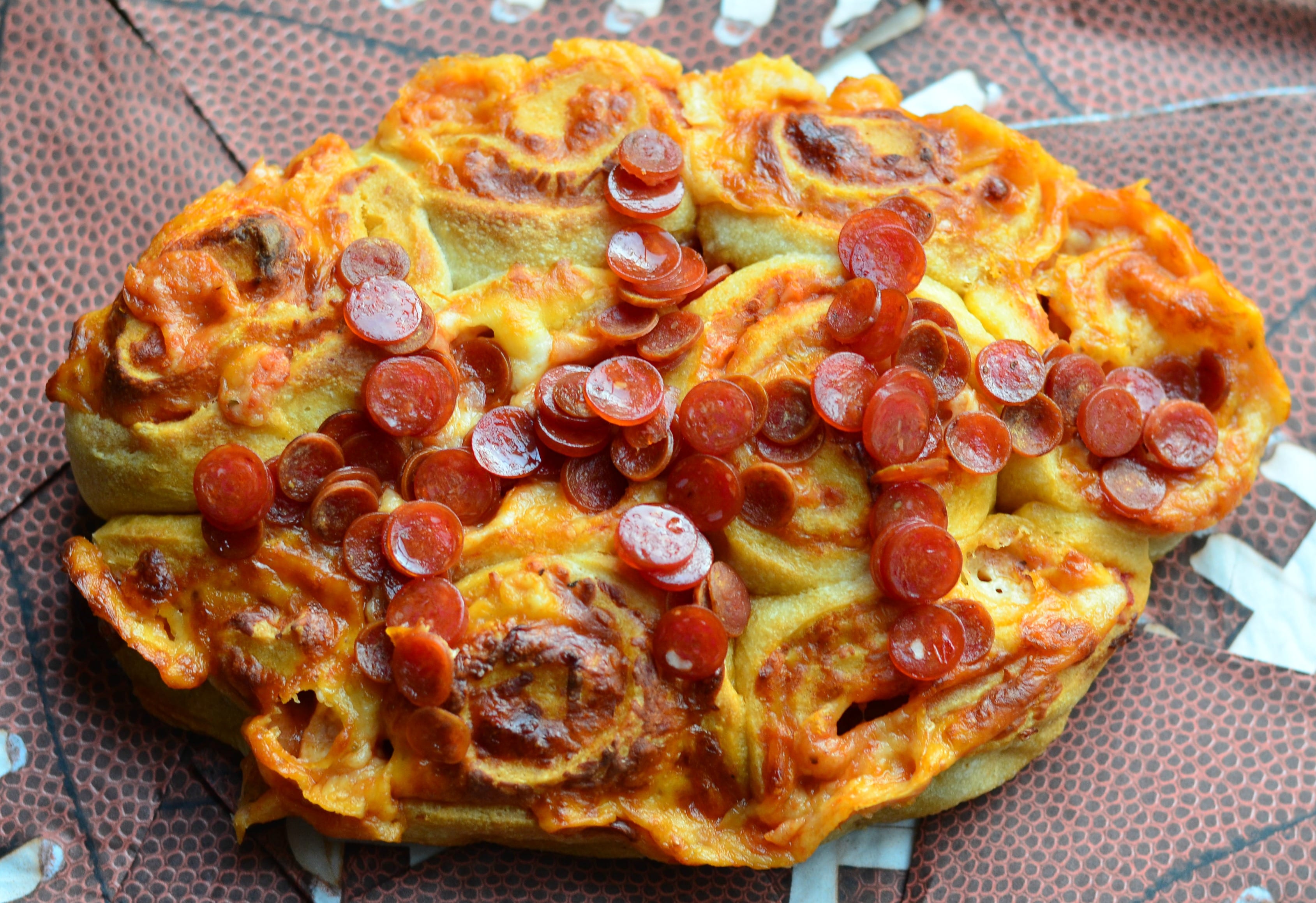 easy football pizza pinwheels will cook for smiles