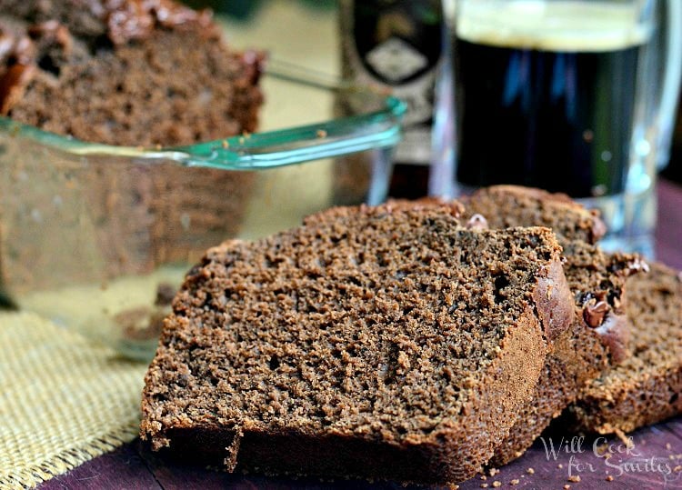 Chocolate Stout Bread slice 