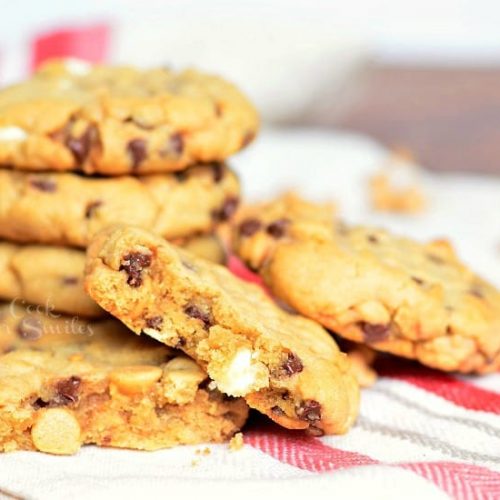 Soft and Gooey Loaded Peanut Butter Cookies Will Cook For Smiles