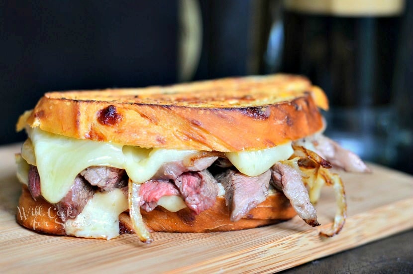 Steak & Onion Grilled Cheese