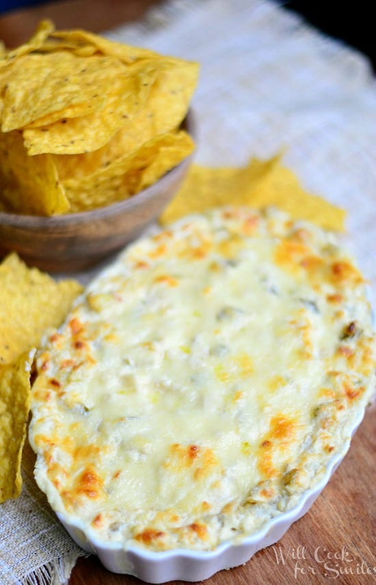 Chicken Enchilada Verde Dip from willcookforsmiles.com