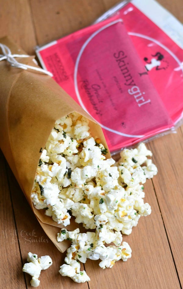 Italian Truffle Oil Popcorn from willcookforsmiles.com