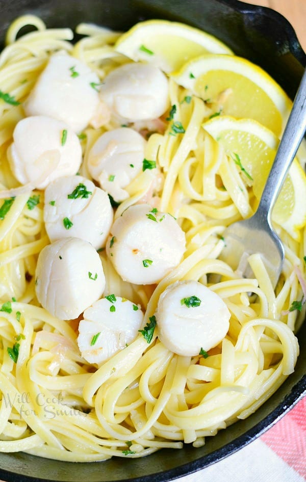 Scallop Scampi 3 from willcookforsmiles.com