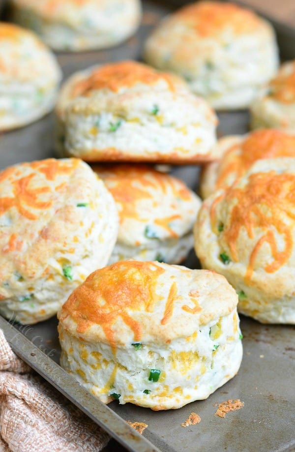 Jalapeno Cheddar Buttermilk Biscuits 1 from willcookforsmiles.com