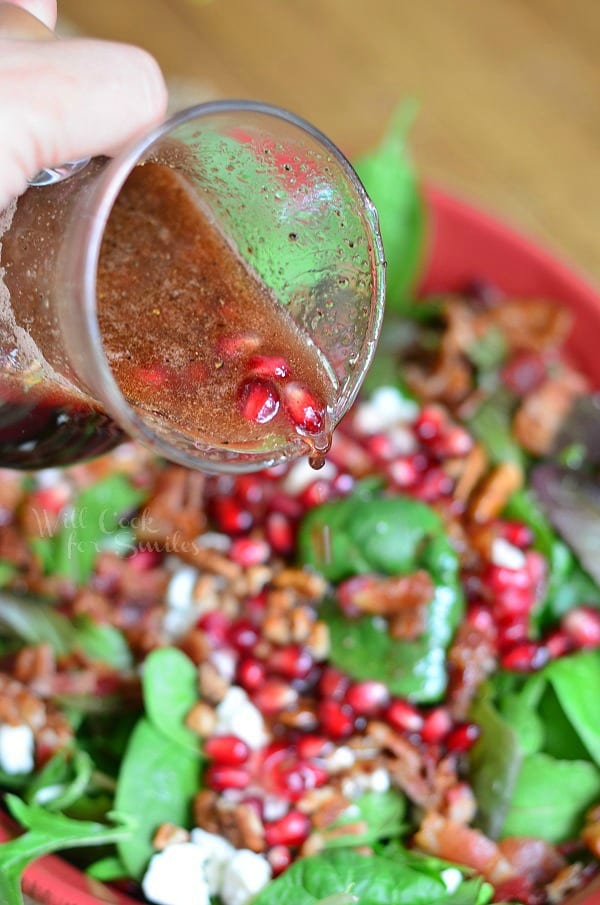 Pomegranate Goat Cheese Salad