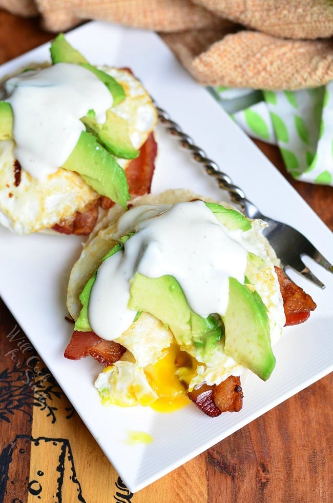 Avocado Bacon Ranch Breakfast Sandwich 2 from willcookforsmiles.com