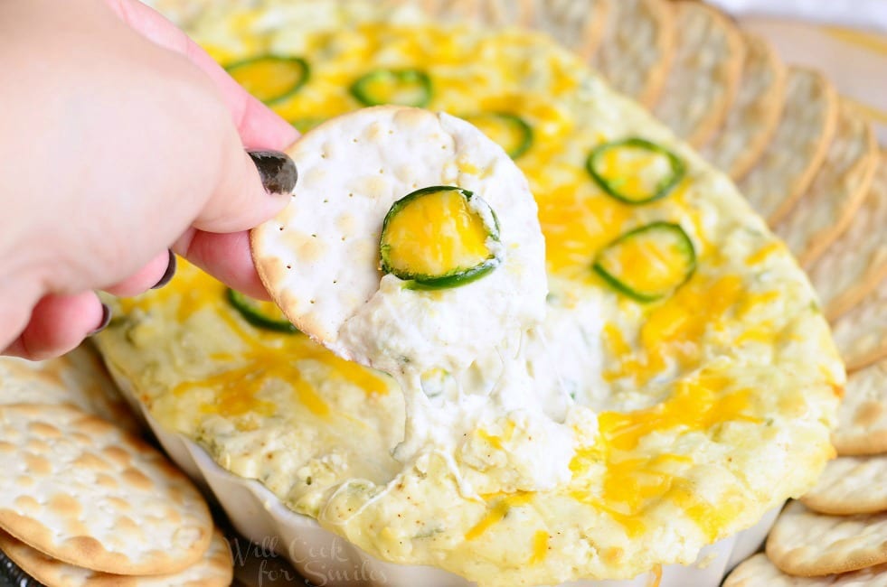 Cheesy Jalapeno Dip 4 from willcookforsmiles.com