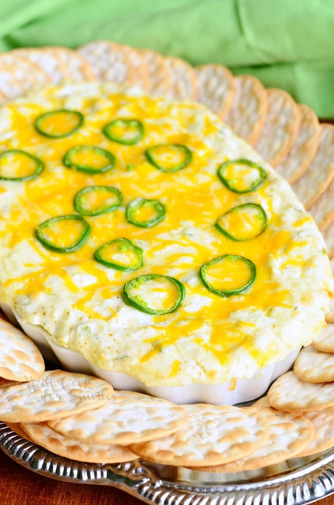 Cheesy Jalapeno Dip from willcookforsmiles.com