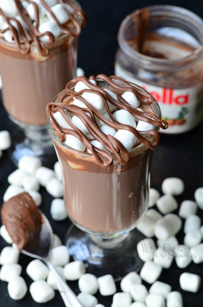 Spiked Nutella Hot Chocolate