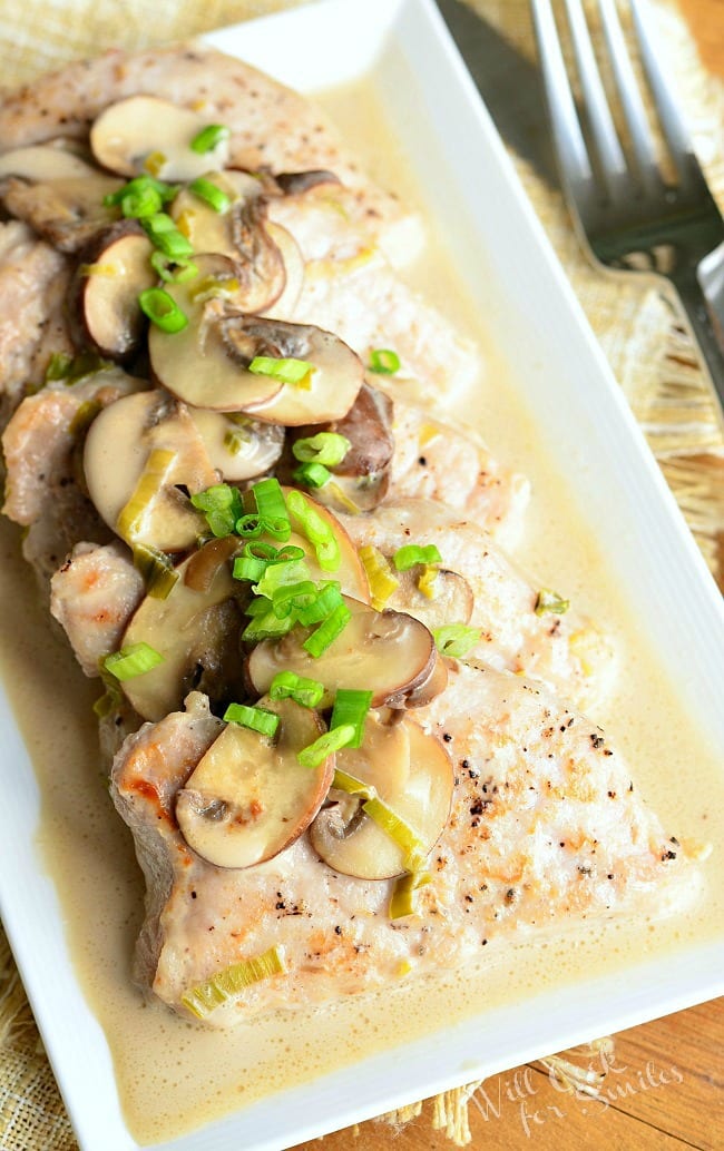 Creamy Pork Marsala from willcookforsmiles.com