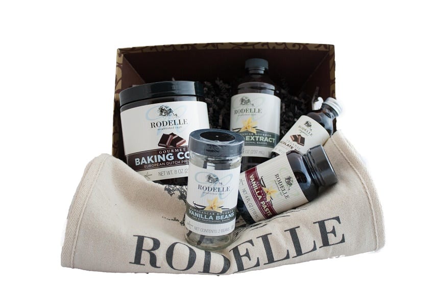 rodelle vanilla, baking coca, and vanilla paste 