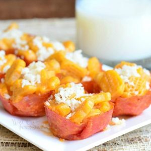 cups pizza cheese mini macaroni