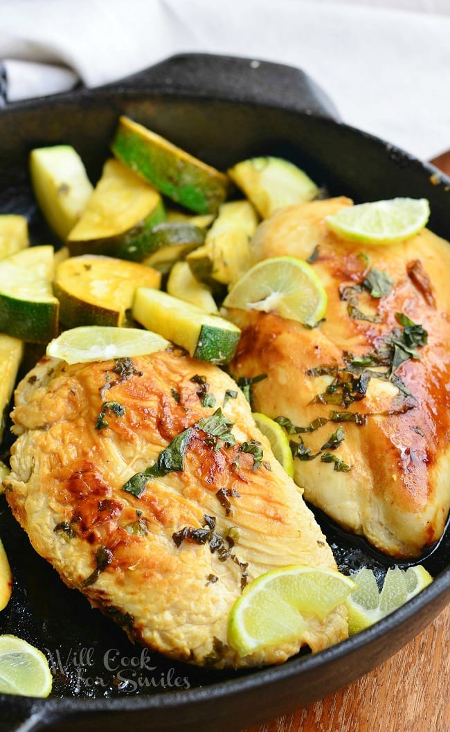 Honey Key Lime Chicken from willcookforsmiles.com