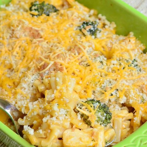 Chicken Ranch Macaroni and Cheese Casserole Will Cook For Smiles