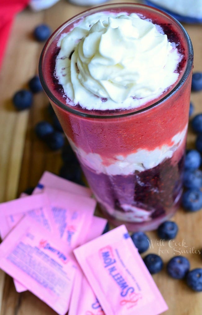 Layered Berry Daiquiri Skinny Red White and Blue Daiquiri Will Cook