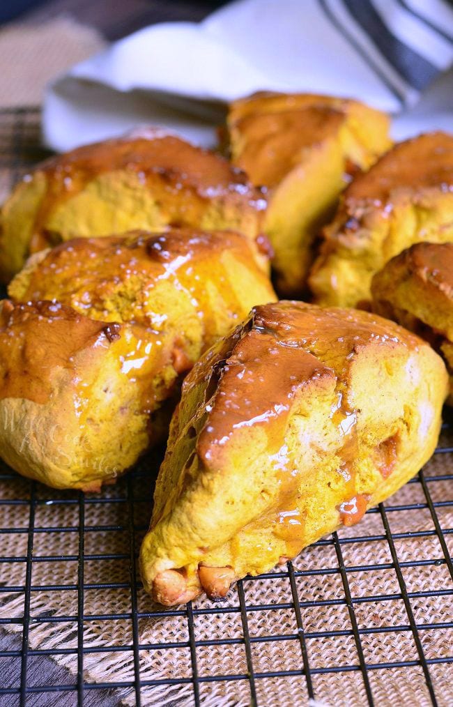 Salted Caramel Butterscotch Pumpkin Scones 3 willcookforsmiles.com