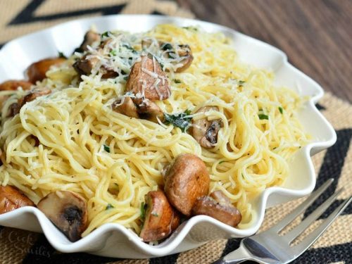 Truffle Oil Pasta And Mushrooms Will Cook For Smiles