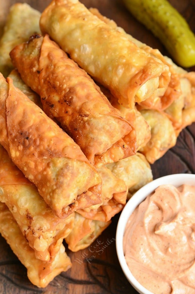 Cheeseburger Egg Rolls Will Cook For Smiles
