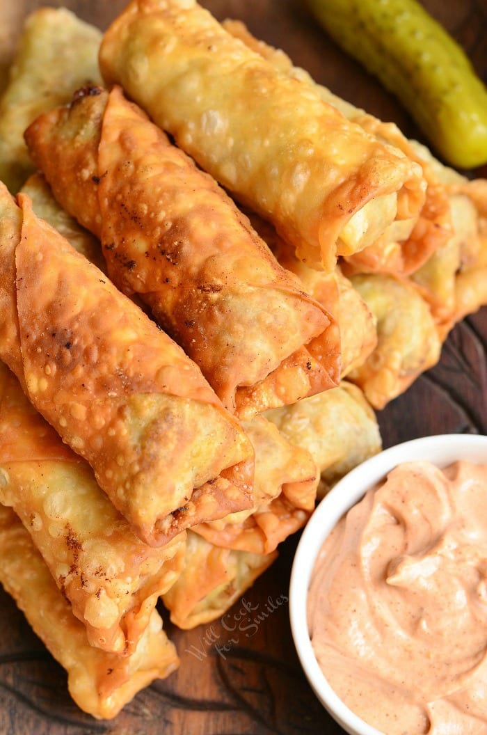 Cheeseburger Egg Rolls - Will Cook For Smiles