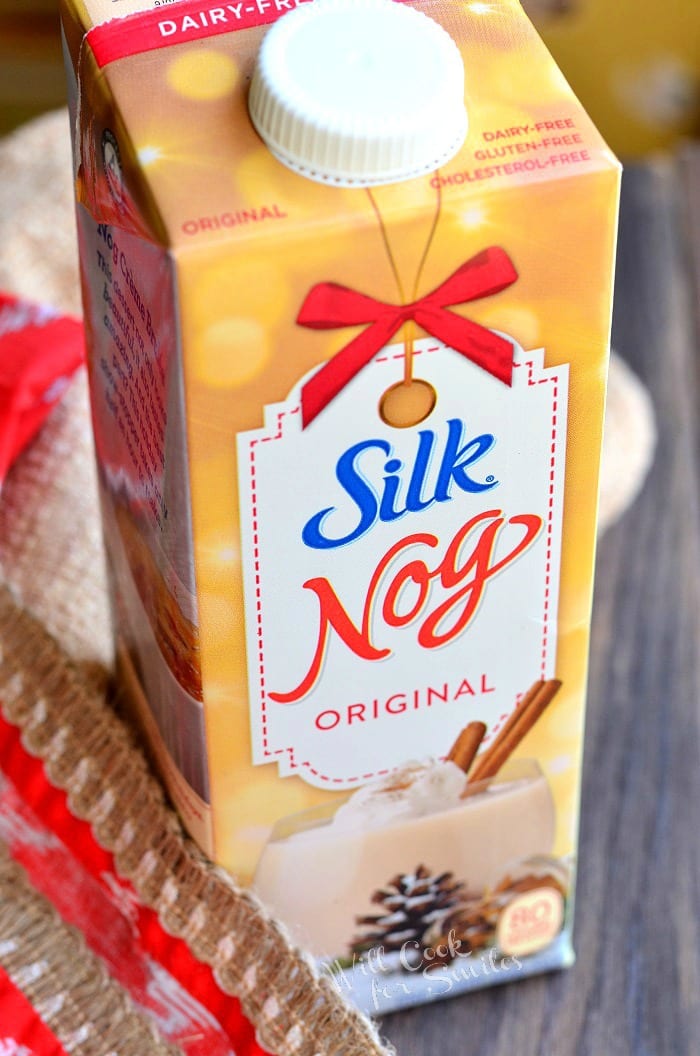 photo of carton of silk nog