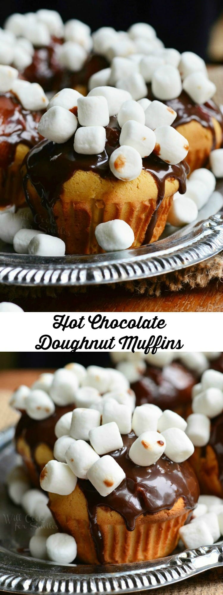 Hot Chocolate Doughnut Muffins Will Cook For Smiles