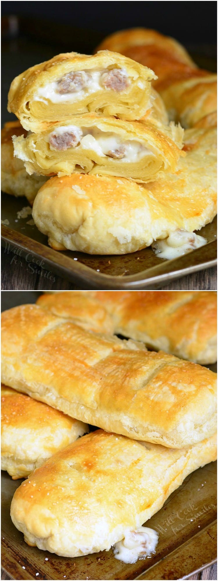 Sausage and Gravy Pastry | from willcookforsmiles.com