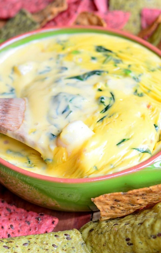 Easy Shrimp and Spinach Queso Dip Will Cook For Smiles