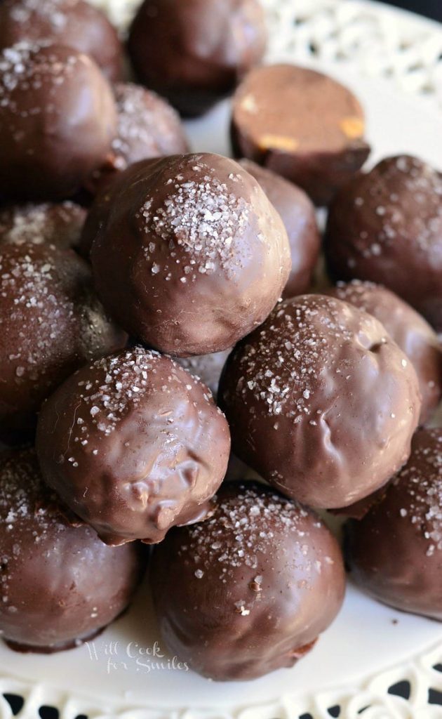 Salted Almond Fudge Truffles Will Cook For Smiles