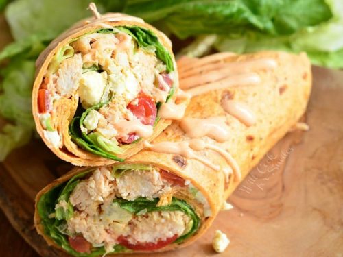 Buffalo Chicken Wrap With Homemade Ranch Will Cook For Smiles