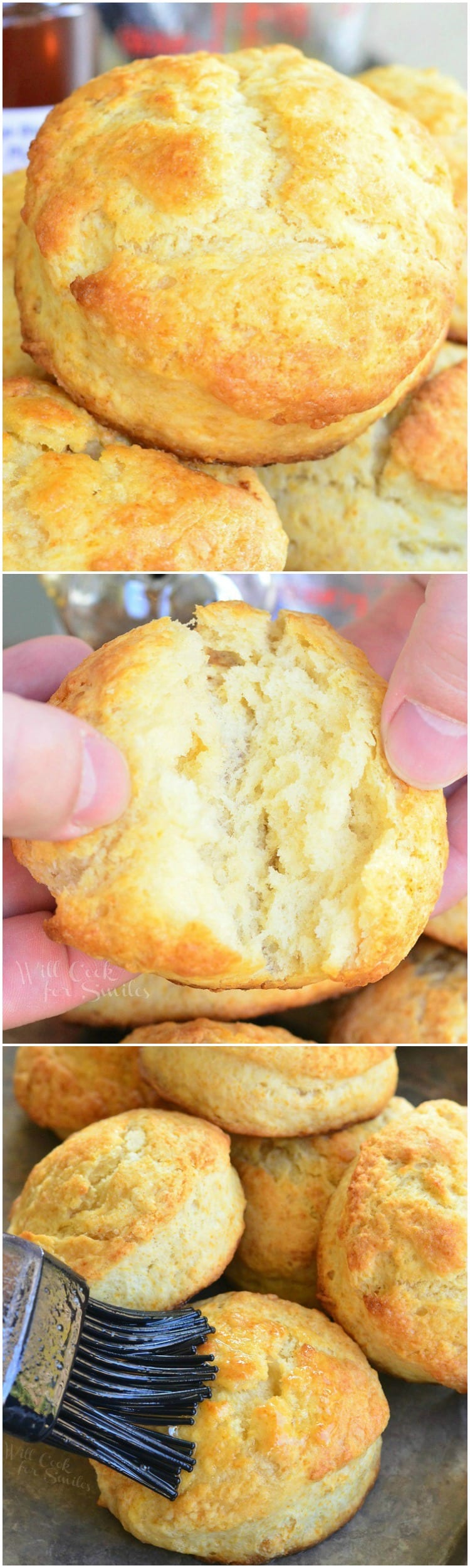Honey Butter Biscuits collage 