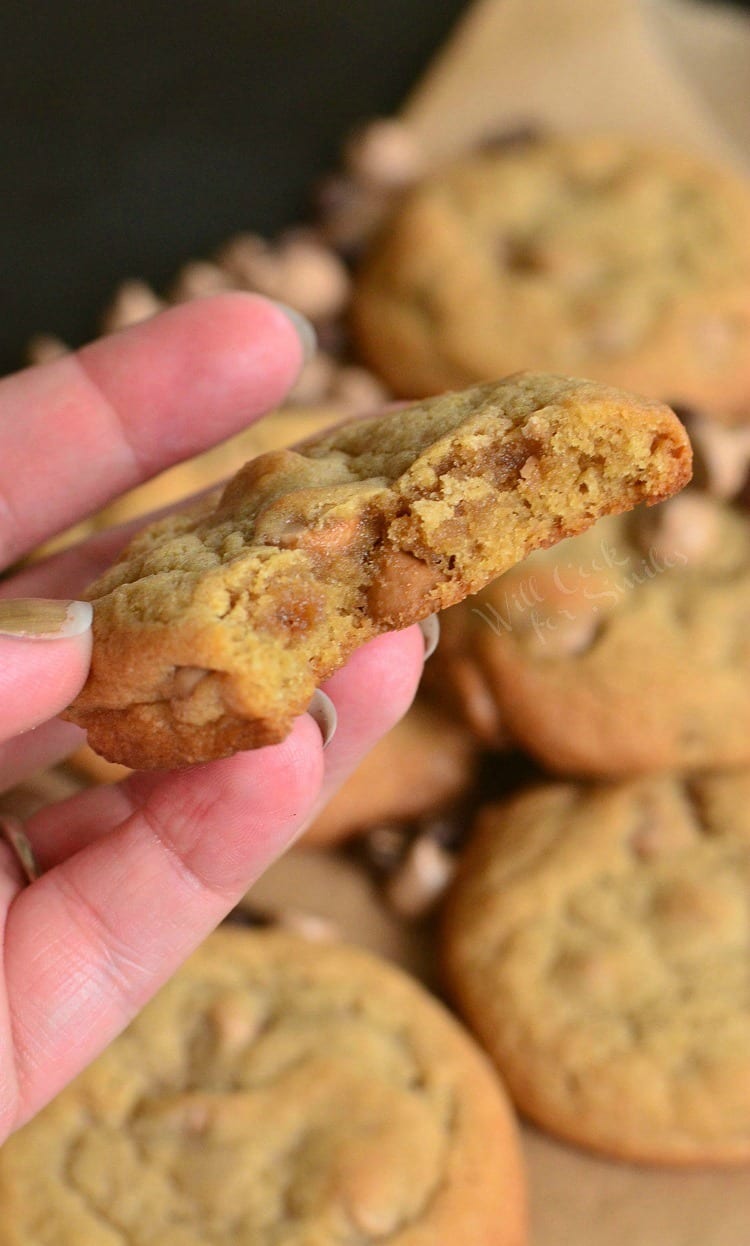 holding a Cappuccino Cookies