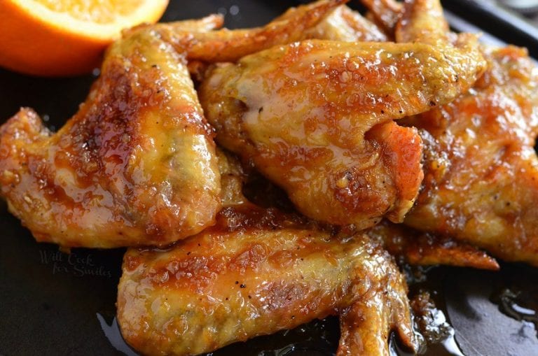 Spicy Orange Chicken Wings Will Cook For Smiles