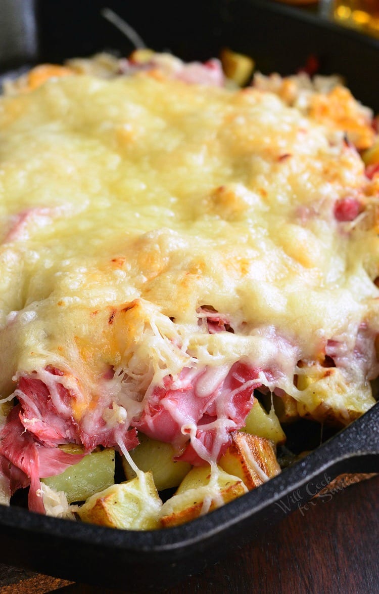Reuben Loaded Roasted Potatoes