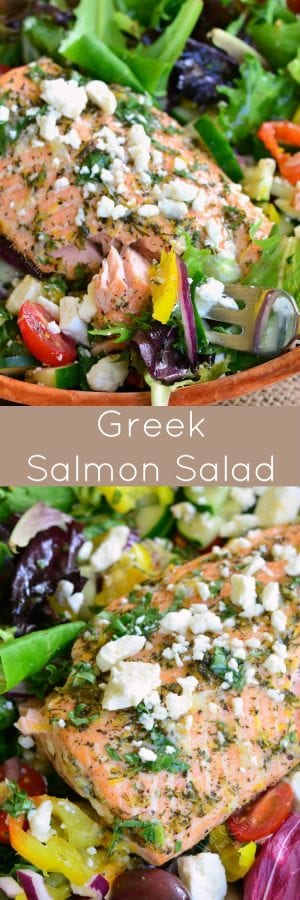 Greek Salmon Salad - Will Cook For Smiles