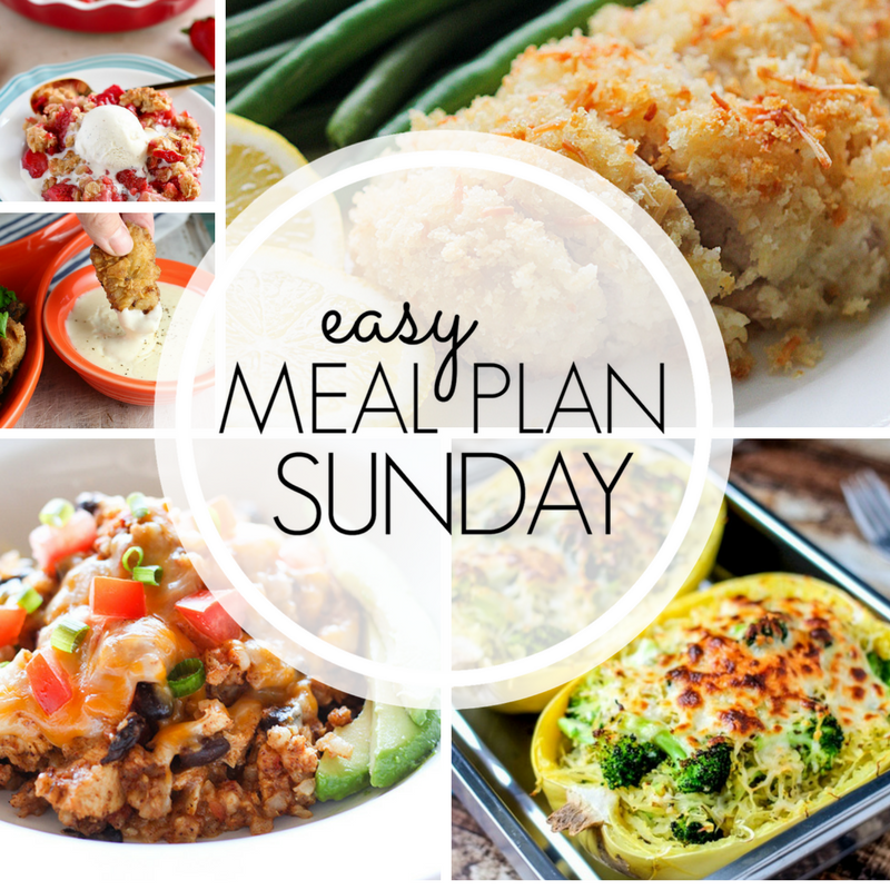 Easy Meal Plan for the Week